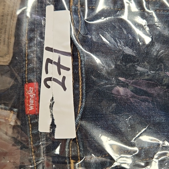 Wrangler Five Star Jeans Men’s 36x29 (Fits 36x30) Blue Cowboy Relaxed Fit Flex - Picture 14 of 14